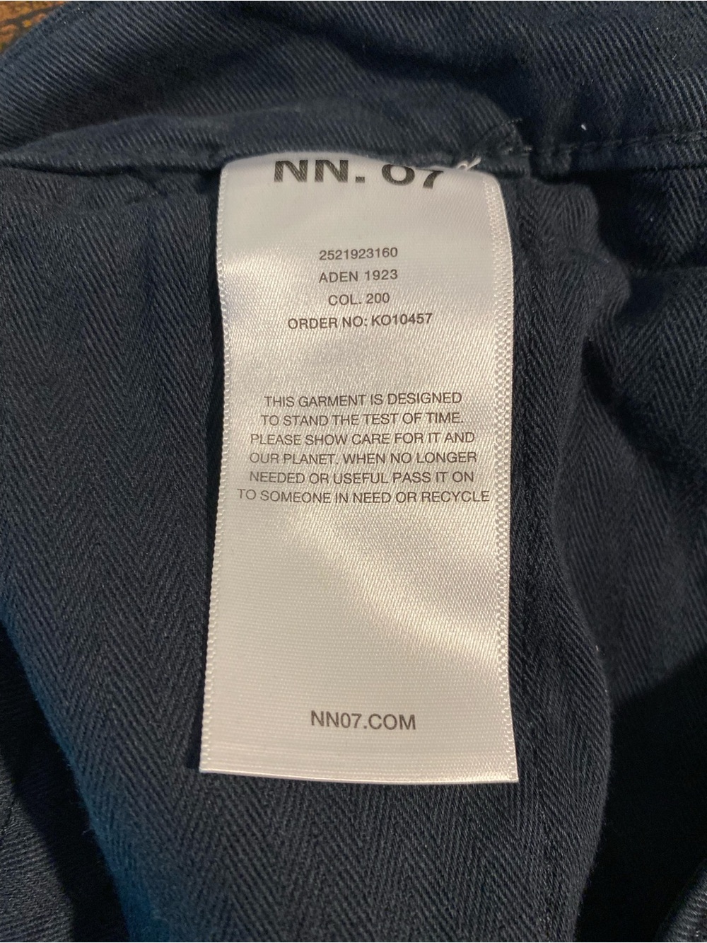 NWT NN.07 Aden Straight Leg Chino Pants Retail $195 - Picture 7 of 8